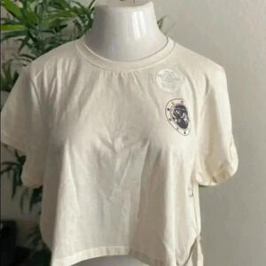 🆕Moonshine Graphic Crop-top Ivory XL🆕